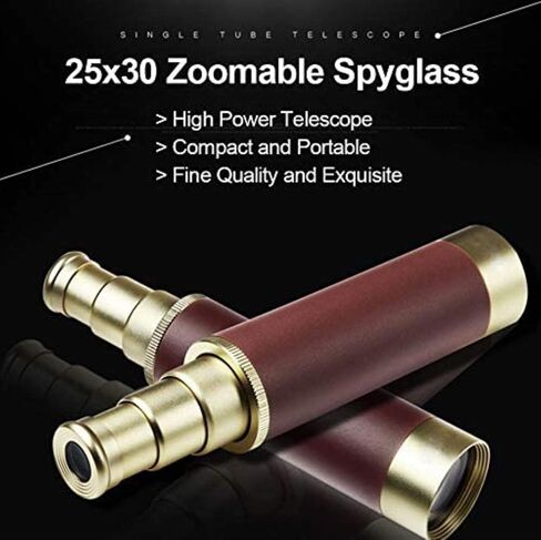 Telescopes for Adults Astronomy, High Power Monocular Telescope 25X30 Spyglass Tools High Power Mirror Retro Pirate Monocular Binocular Scope in Saudi Arabia
