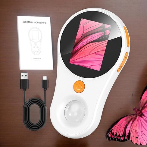 Portable Handheld Digital Microscope, Pocket Magnifier with Light, 500X Magnification, Pocket Handheld Microscope for Circuit Boards Watch Repair in Saudi Arabia