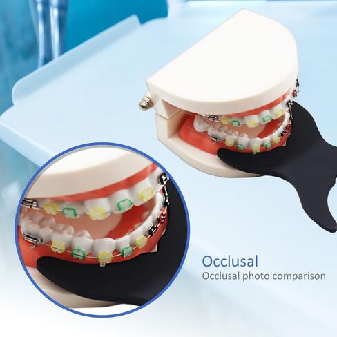 Silicone Soft Dental Photography Background Board, Bendable Black Contrast Plate - for Tooth Shooting (Occlusal) in Saudi Arabia