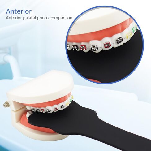Silicone Soft Dental Photography Background Board, Bendable Black Contrast Plate - for Tooth Shooting (Occlusal) in Saudi Arabia