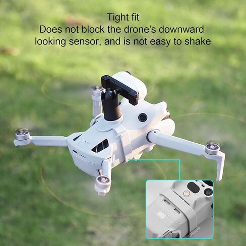 Drone Tripod Bracket Mount Sturdy ABS Lightweight Extension Camera Stand Holder Panoramic Action Camera Adapter Base Accessories for Mini 4 Pro Drone in Saudi Arabia