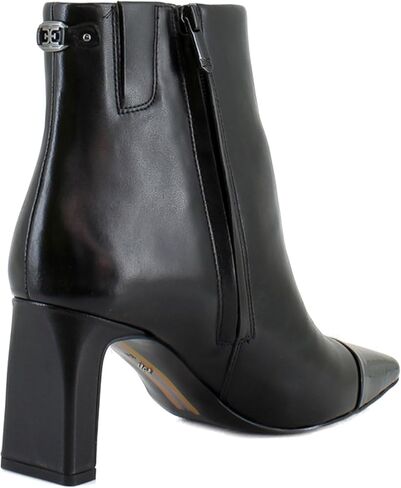 Sam Edelman Women's Saige Ankle Boot, Black Leather, 9.5 in Saudi Arabia
