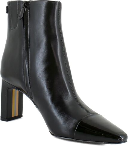 Sam Edelman Women's Saige Ankle Boot, Black Leather, 9.5 in Saudi Arabia