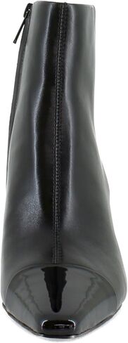 Sam Edelman Women's Saige Ankle Boot, Black Leather, 9.5 in Saudi Arabia