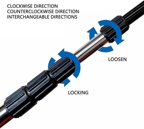 Stainless Steel Extendable Level Telescopic Pole Fine Tuning Stabilizer for Contractors and Engineers in Saudi Arabia