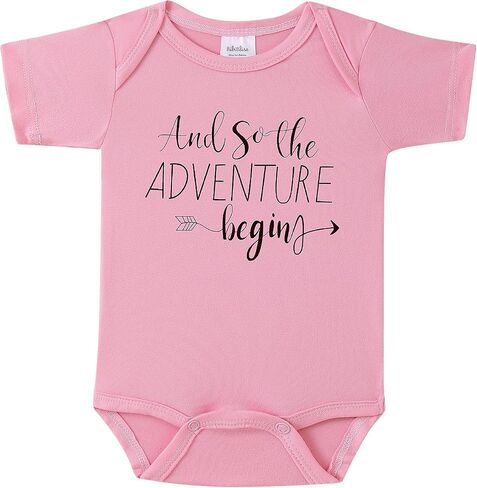 Pregnancy Announcement Gift, And So The Adventure Begins Baby Announcement Bodysuit, Baby Coming Soon in Saudi Arabia
