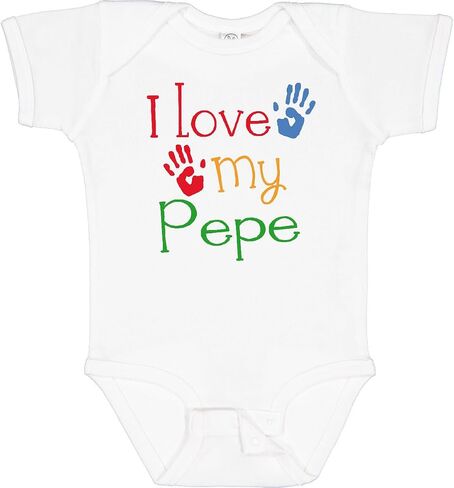 بدلة أطفال بطبعات أيدي الأطفال من Inktastic Pepe Grandkids in Saudi Arabia