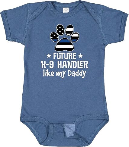 بدلة الأطفال Inktastic Future K-9 مثل Daddy Police Dog Baby in Saudi Arabia
