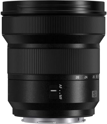 Panasonic Lumix S 14-28mm f/4.5-5.6 Lens for Leica L (S-R1428) Bundle Including: 3-Piece Filter Kit, Lens Pouch, Lens Caps, Lens Hood, Cleaning Kit, Lens Cap Keeper in Saudi Arabia