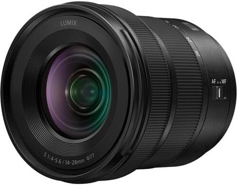 Panasonic Lumix S 14-28mm f/4.5-5.6 Lens for Leica L (S-R1428) Bundle Including: 3-Piece Filter Kit, Lens Pouch, Lens Caps, Lens Hood, Cleaning Kit, Lens Cap Keeper in Saudi Arabia