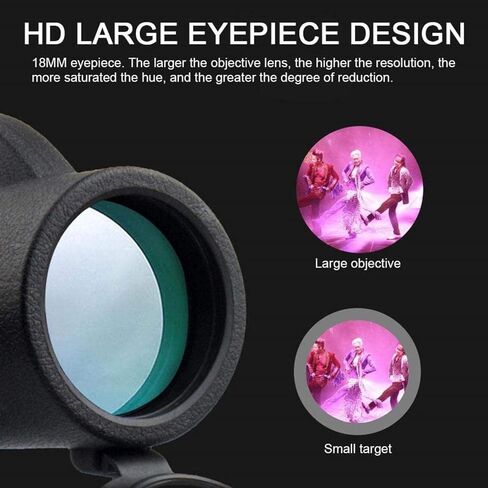 Telescopes for Adults Astronomy, High Power Monocular Zoom Telescope 80X100 Prism Optical Phone Clip Tripod Camping Telescope in Saudi Arabia