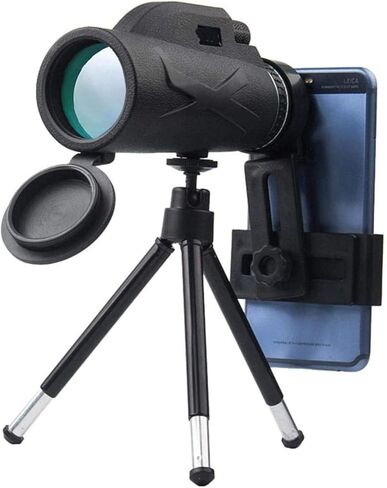 Telescopes for Adults Astronomy, High Power Monocular Zoom Telescope 80X100 Prism Optical Phone Clip Tripod Camping Telescope in Saudi Arabia