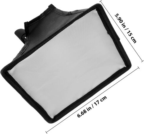 موزع فلاش الكاميرا سوفت بوكس، عاكس ضوء ناعم محمول لإضاءة Speedlight المثبتة بالأعلى، متوافق مع الكاميرات والمواد المختلفة للتصوير الفوتوغرافي الداخلي والخارجي in Kuwait