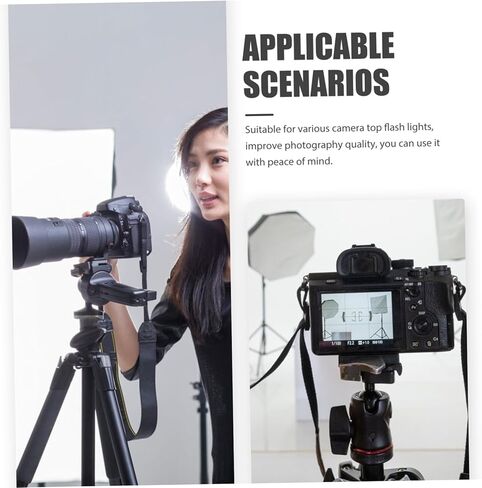 موزع فلاش الكاميرا سوفت بوكس، عاكس ضوء ناعم محمول لإضاءة Speedlight المثبتة بالأعلى، متوافق مع الكاميرات والمواد المختلفة للتصوير الفوتوغرافي الداخلي والخارجي in Kuwait