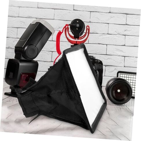 موزع فلاش الكاميرا سوفت بوكس، عاكس ضوء ناعم محمول لإضاءة Speedlight المثبتة بالأعلى، متوافق مع الكاميرات والمواد المختلفة للتصوير الفوتوغرافي الداخلي والخارجي in Kuwait
