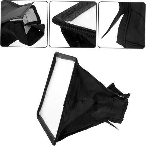 موزع فلاش الكاميرا سوفت بوكس، عاكس ضوء ناعم محمول لإضاءة Speedlight المثبتة بالأعلى، متوافق مع الكاميرات والمواد المختلفة للتصوير الفوتوغرافي الداخلي والخارجي in Kuwait