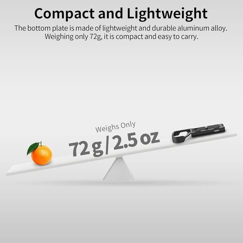 اللوحة السفلية Nitze ZV-E10 II لهاتف Sony ZV-E10 II، مع لوحة مدمجة سريعة التحرير لـ Arca وفتحة الحزام وفتحات ملولبة 1/4 بوصة - T-S15A in Kuwait