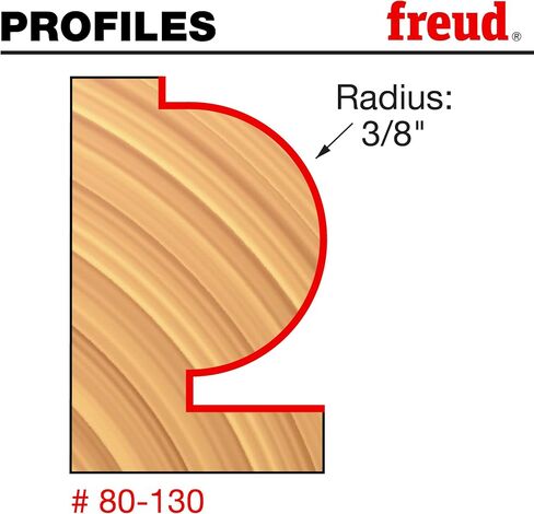 Freud 80-130: 3/8" Radius Traditional Beading Bit with 1/2" Shank in Saudi Arabia