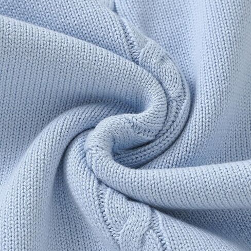 Newborn Baby Swaddle Blanket 100% Cotton Sleeping Bag Knit Wrap Receiving Blankets Cozy for Boy Girl Khaki 0-6 Month in Kuwait