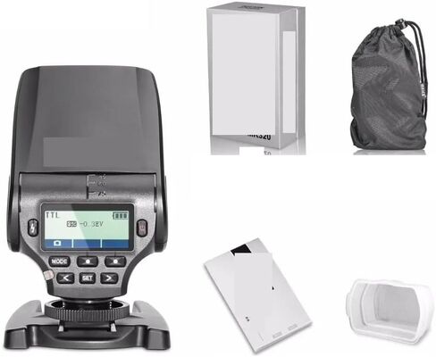 ل Meike MK-320 TTL فلاش صغير Speedlight لسوني A6000 A6300 A6500 A9 A7II A7 A7R A7S A77 A7IV A7SII A58 A7RII NEX-6 NEX-5 NEX-7 in Saudi Arabia