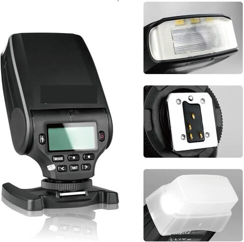 ل Meike MK-320P كاميرا صغيرة TTL فلاش Speedlite لأوليمبوس لكاميرا باناسونيك E-P5 E-PM E-M1 E-M5 E-M10 E-PL5 E-PL6 E-PL7 GF5 GF6 in Saudi Arabia