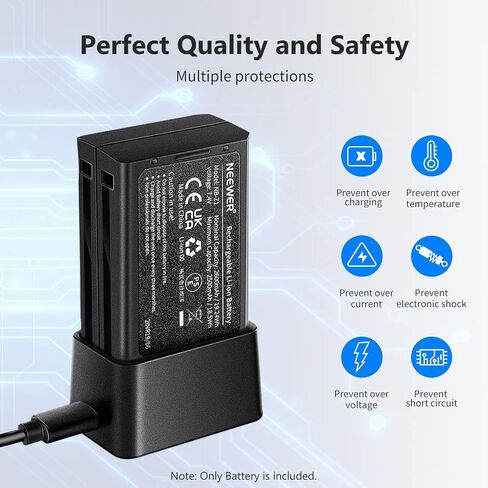 NEEWER Z2PRO-S 2.4G TTL Round Head Flash Speedlite Compatible with Sony + NB-Z1 2600mAh Replacement Li-ion Battery, Wireless Compatible with Godox, 76Ws 1/8000s HSS, Upgraded UI, TTL/M TCM Switch in Saudi Arabia