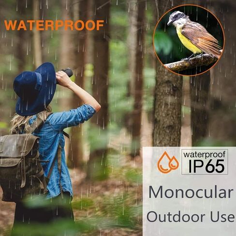 High Power Binoculars, 80x100 HD Monoculars Telescope BAK4 Waterproof and Fogproof, Magnification Portable Monocular Telescope with Tripod and Universal Phone Holder for Bird Watching/Sightseeing in Saudi Arabia