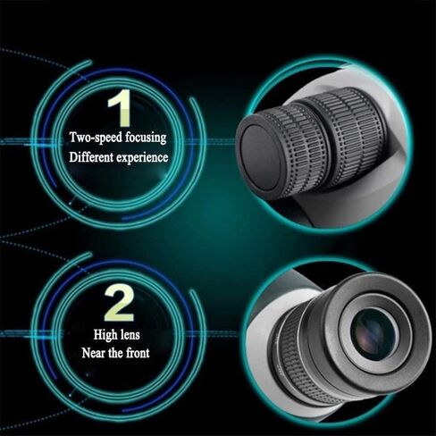 Telescopes for Adults Astronomy, High Power Binoculars, 80MM Astronomical Refraction HD Coated Optical Lens, Waterproof Two-Speed Focusing Tripod for Beginners Outdoor Travel Storage in Saudi Arabia