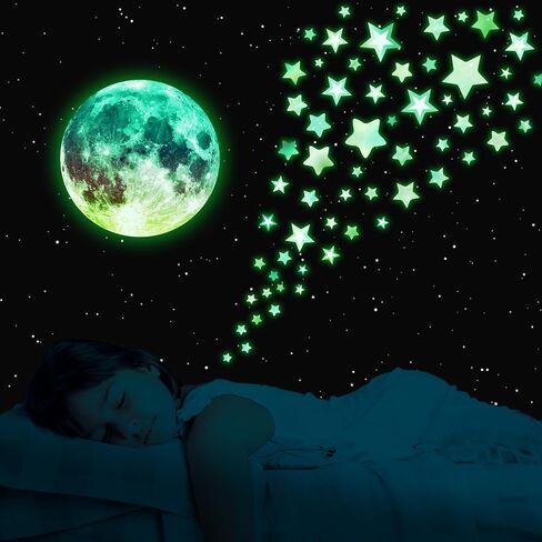 Glow in The Dark Colorful Clouds Wall Stickers, Holographic Rainbow Cloud Wall Stickers for Kids Bedroom, Colorful Glitter Vinyl Clouds Decals, Living Room Nursery Playroom Room Home Decor in Saudi Arabia