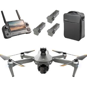 SJRC F22 S2+ XR Drone with Camera 4k, EIS Drone, 40 Minutes Flight Time, 6 km Transmission Range, Remote Control Screen, Drones For Adults, Foldable RC Quadcopter (3 Batteries) in Saudi Arabia