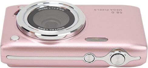 كاميرا رقمية، شاشة 2.88 بوصة، 58 ميجابكسل 4K HD 16X تكبير بؤري ثابت، كاميرا فيديو رقمية للتصوير الفوتوغرافي، بطارية 1800 مللي أمبير في الساعة (روزيت) in Kuwait