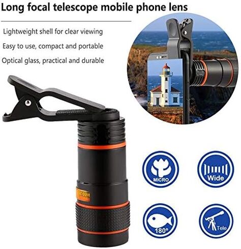 Mini Portable and High Magnification Monocular Telescope Long Focus Fish Universal for Adult Bird Watching Outdoor Travel Sightseeing in Saudi Arabia