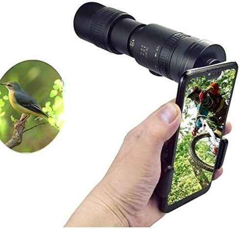 HD Digital Telescope Gift 4K 10-300x40mm Super Telephoto Zoom Monocular Telescope, High Definition Monocular Telescope for Adult Bird Watching Outdoor Travel Sightseeing in Saudi Arabia