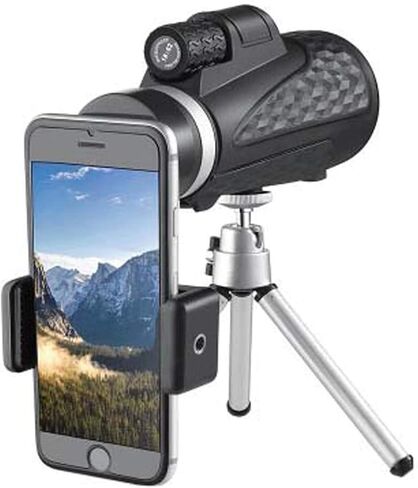 High Power Binoculars, Monocular Telescope Adults with Tripod, 18X62 High Power HD Monocular, Waterproof Monoculars Scopes with Smartphone Holder for Bird Watching in Saudi Arabia