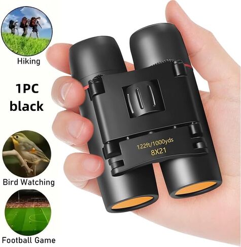 8x12 Pocket Binoculars for Adults, Lightweight Foldable Mini Binoculars for Travel, Hiking, Theater, Outdoor Events, Bird Watching in Saudi Arabia