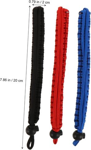 3pcs Multi-Function Wrist Strap Cameras Hand Lanyard for Binoculars and More High Toughness and Wear Resistance Red Black in Saudi Arabia