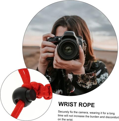 3pcs Multi-Function Wrist Strap Cameras Hand Lanyard for Binoculars and More High Toughness and Wear Resistance Red Black in Saudi Arabia
