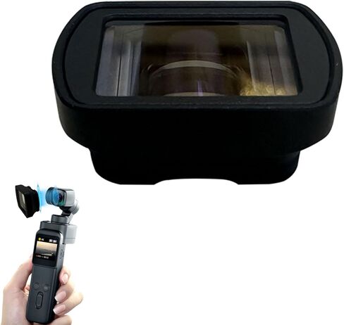 عدسة Yunseity 1.15x Anamorphic لـ Osmo 3، تأثير سينمائي عريض، ضروري لمدونات الفيديو ومقاطع الفيديو، توهجات زرقاء أفقية فريدة من نوعها، مرفق مغناطيسي، تصميم إطار رفيع in Saudi Arabia