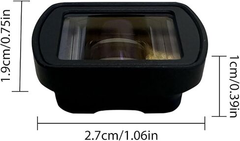 عدسة Yunseity 1.15x Anamorphic لـ Osmo 3، تأثير سينمائي عريض، ضروري لمدونات الفيديو ومقاطع الفيديو، توهجات زرقاء أفقية فريدة من نوعها، مرفق مغناطيسي، تصميم إطار رفيع in Saudi Arabia