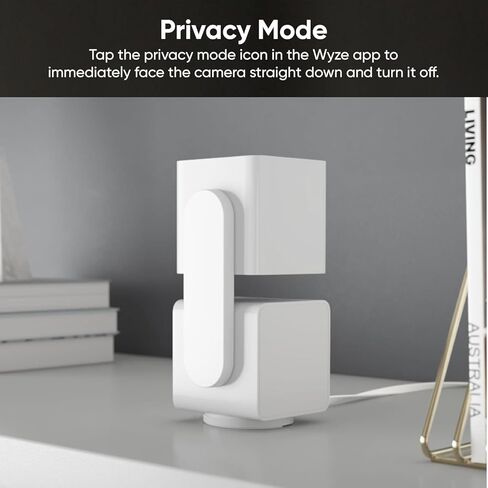 كاميرا WYZE Cam Pan v3، داخلية/خارجية IP65-Rated 1080p Pan/Tilt/Zoom Wi-Fi Smart Home Security Camera مع رؤية ليلية ملونة، صوت ثنائي الاتجاه، متوافق مع Alexa وGoogle Assistant (متجدد) in Kuwait
