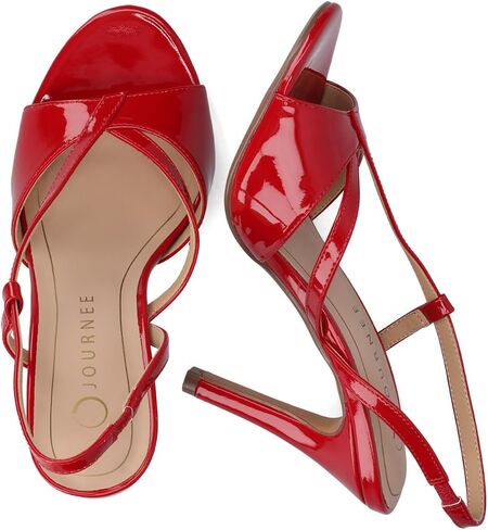 Journee Womens cushioned footbed and Varra Faux Leather Stiletto Heels in Saudi Arabia