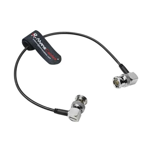 كابل Alvin's Cables SDI، 30 سم|1 قدم من الزاوية اليمنى إلى الزاوية اليمنى رفيعة للغاية 75Ω كابل محوري لسوني كانون باناسونيك HD|4K 6G-SDI كاميرا فيديو لنقل الفيديو، أحمر in Kuwait