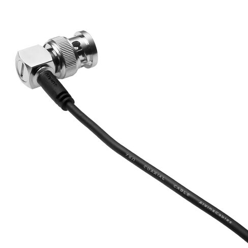 كابل Alvin's Cables SDI، 30 سم|1 قدم من الزاوية اليمنى إلى الزاوية اليمنى رفيعة للغاية 75Ω كابل محوري لسوني كانون باناسونيك HD|4K 6G-SDI كاميرا فيديو لنقل الفيديو، أحمر in Kuwait
