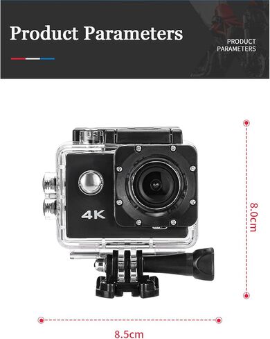 Motorcycle Helmet Dash Cam for AGV X70, Helmet Camera for Motorbike, Water-Resistant Action Camera with Loop Recording, WiFi, Wide Angle, Night Vision in Saudi Arabia