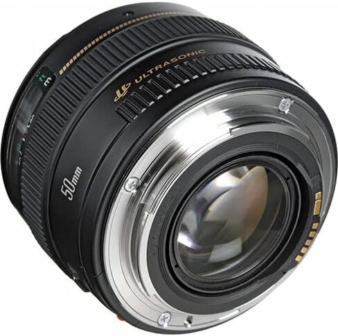 عدسة كانون EF 50 ملم f/1.4 USM | برايم قياسي ساطع مع فتحة f/1.4 سريعة وتركيز تلقائي سلس | مثالية للصور الشخصية والتصوير الفوتوغرافي في الإضاءة المنخفضة وتصوير الشوارع واليومي (2515A003) + حقيبة كتف + بطاقة سعة 64 جيجابايت in Saudi Arabia