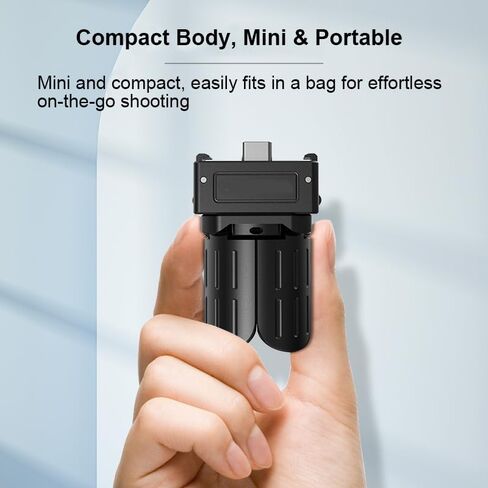 حامل ثلاثي القوائم مثبت لـ DJI Pocket 3 كاميرا Gimbal مثبت سطح المكتب حامل ثلاثي القوائم مع منفذ شحن كامل الوظائف من النوع C in Kuwait