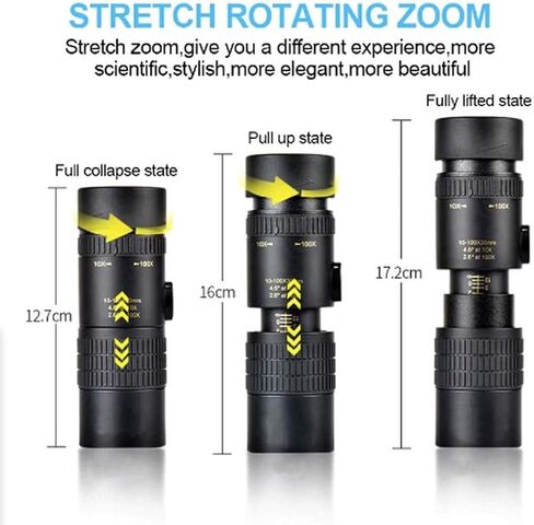 Monocular Telescopes 4K 10-300X40mm Super Telephoto Zoom Monocular Telescope for Adult Bird Watching Outdoor Travel Sightseeing in Saudi Arabia