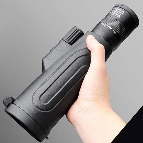 Monocular Telescope, 8-20x50 Monocular Telescope, High Power Zoom BAK4 Prism Lens Monocular Compact HD Life Waterproof Monocular with Smartphone Adapter for Adult Bird Watching Outdoor in Saudi Arabia
