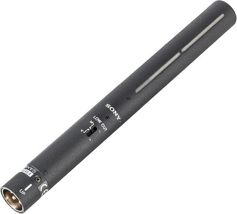 ميكروفون Sony ECM-673 صغير الحجم - ميكروفون مكثف كهربائي XLR خفيف الوزن للأفلام والبث والمقابلات والتقاط الصوت الميداني + روابط الكابلات + منظف الميكروفون + قطعة قماش من الألياف الدقيقة (متجدد) in Saudi Arabia