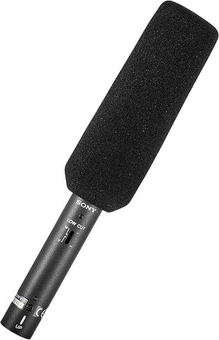 ميكروفون Sony ECM-673 صغير الحجم - ميكروفون مكثف كهربائي XLR خفيف الوزن للأفلام والبث والمقابلات والتقاط الصوت الميداني + روابط الكابلات + منظف الميكروفون + قطعة قماش من الألياف الدقيقة (متجدد) in Saudi Arabia